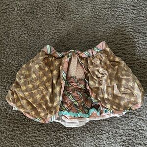 Vintage Style Patterned Skirt